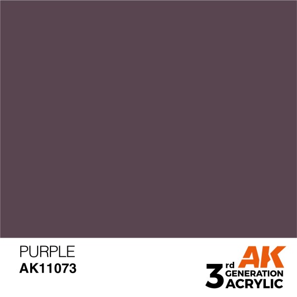 AK Interactive - 3rd Generation Acrylics 17ml - PURPLE – STANDARD