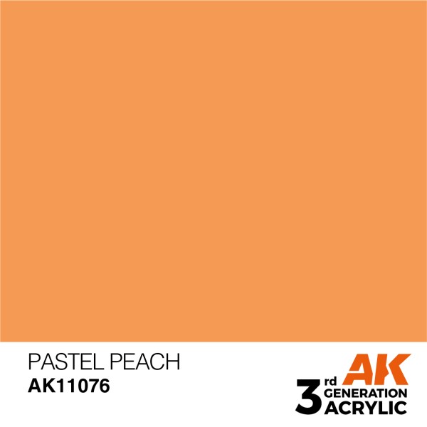 AK Interactive - 3rd Generation Acrylics 17ml - PASTEL PEACH – PASTELS