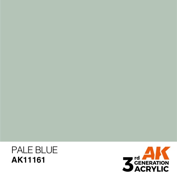 AK Interactive - 3rd Generation Acrylics 17ml - PALE BLUE – STANDARD