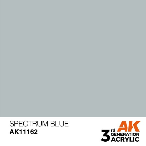 AK Interactive - 3rd Generation Acrylics 17ml - SPECTRUM BLUE – STANDARD