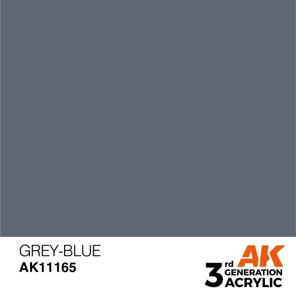 AK Interactive - 3rd Generation Acrylics 17ml - GREY-BLUE – STANDARD