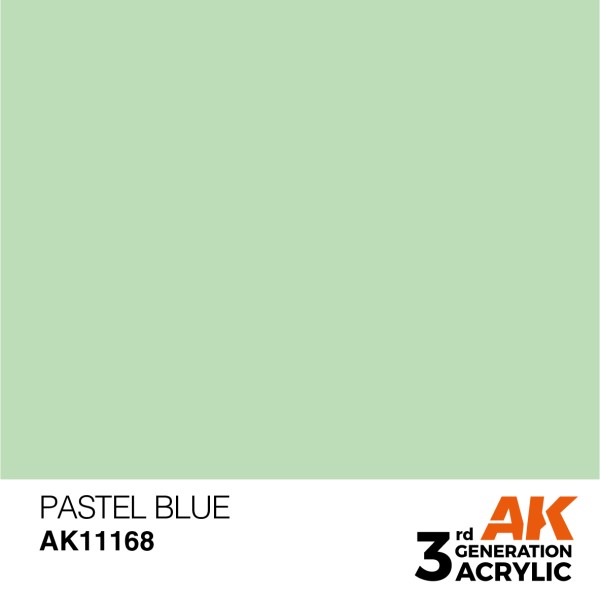AK Interactive - 3rd Generation Acrylics 17ml - PASTEL BLUE – STANDARD