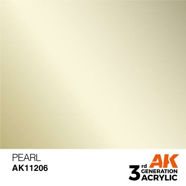 AK Interactive - 3rd Generation Acrylics 17ml - PEARL – METALLIC