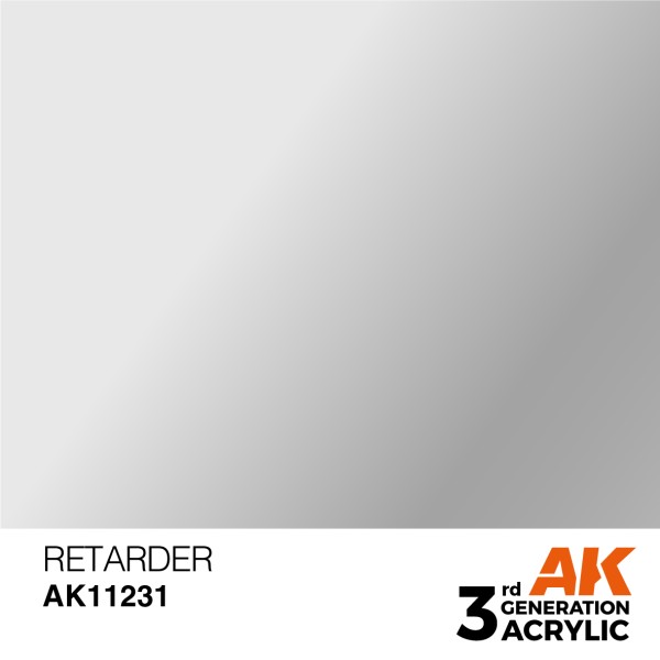AK Interactive - 3rd Generation Acrylics 17ml - RETARDER – AUXILIARY