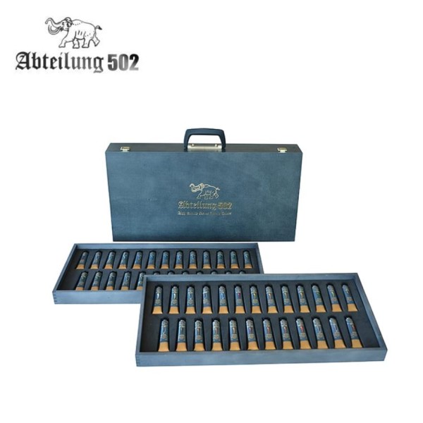 Abteilung 502 - Dense Acrylic Color - LUXURY WOODEN BRIEFCASE - Full Set (Limited Edition)