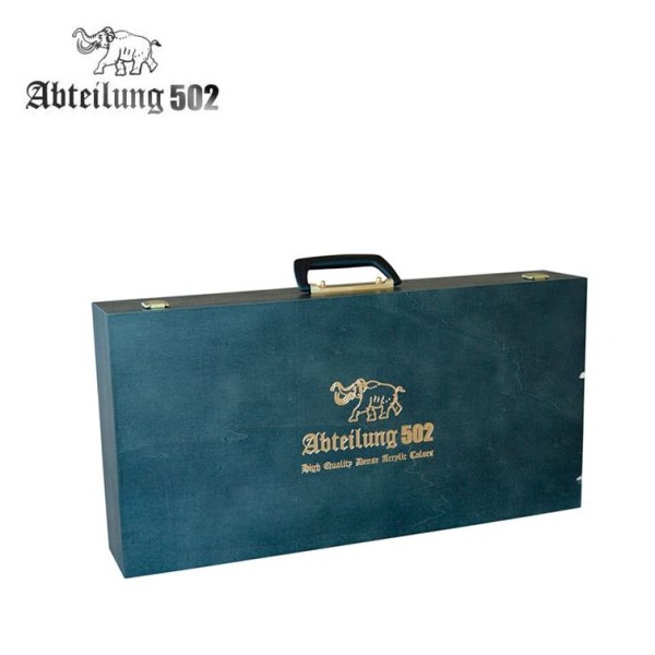 Abteilung 502 - Dense Acrylic Color - LUXURY WOODEN BRIEFCASE - Full Set (Limited Edition)