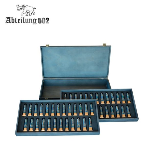 Abteilung 502 - Dense Acrylic Color - LUXURY WOODEN BRIEFCASE - Full Set (Limited Edition)