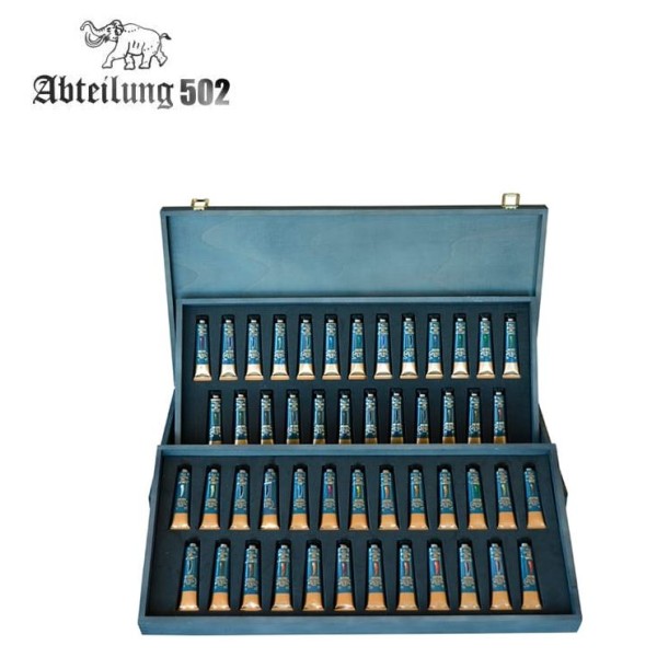 Abteilung 502 - Dense Acrylic Color - LUXURY WOODEN BRIEFCASE - Full Set (Limited Edition)
