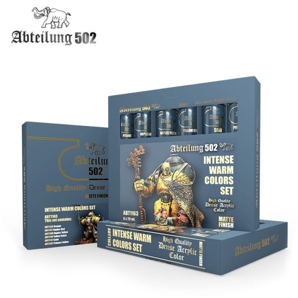 Abteilung 502 - Dense Acrylic Color Tube boxed Set - INTENSE WARM COLORS