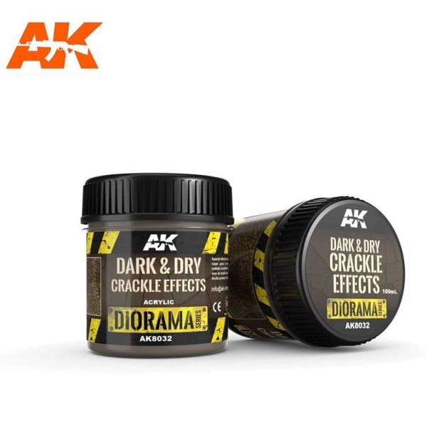 AK Interactive - Diorama Effects - Crackle Effects Dark and Dry (100ml)