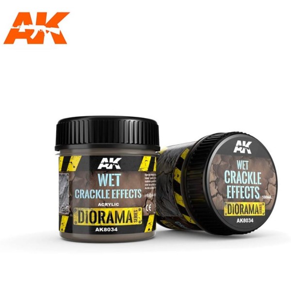 AK Interactive - Diorama Effects - Crackle Effects - Wet (100ml)