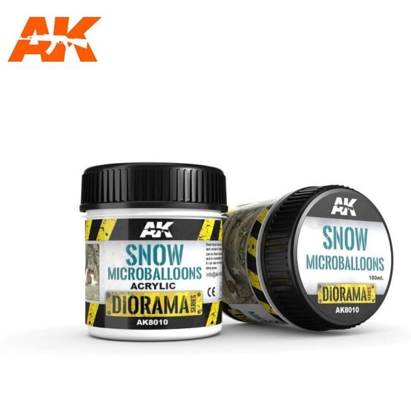 AK Interactive - Diorama Effects - Snow Microballoons (100ML)