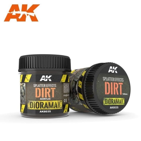 AK Interactive - Diorama Effects - Splatter Effects Dirt (100ml)