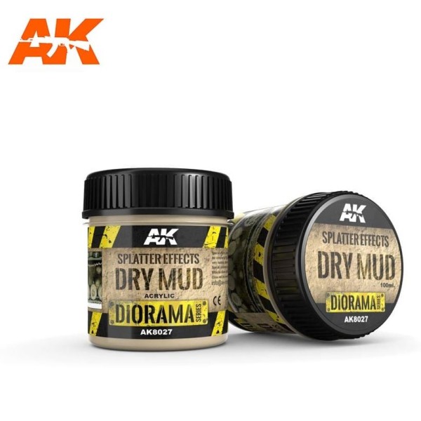 AK Interactive - Diorama Effects - splatter effects dry mud (100ml)