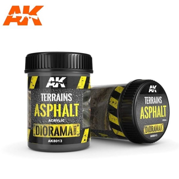 AK Interactive - Diorama Effects - Terrains Asphalt (250ml)