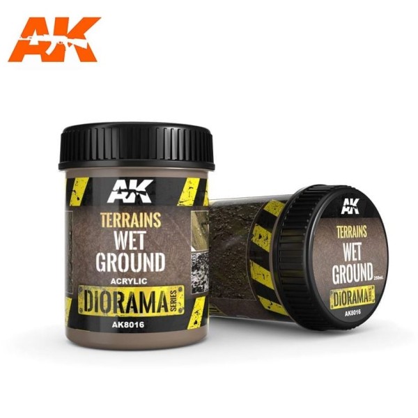 AK Interactive - Diorama Effects - Terrains Wet Ground (250ml)