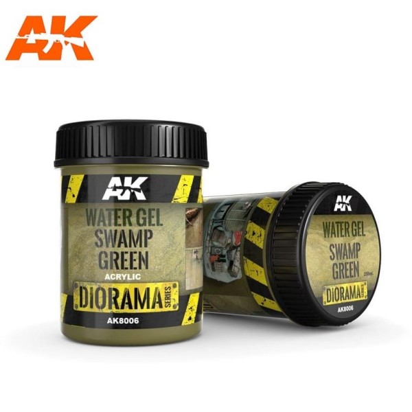 AK Interactive - Diorama Effects - Water Gel Swamp Green (250ml)