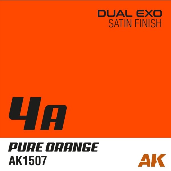 AK Interactive - DUAL EXO 4A – PURE ORANGE 60ml