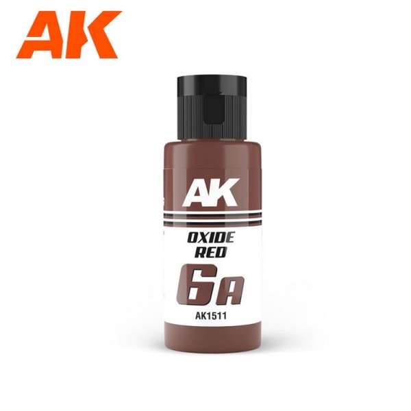 AK Interactive - DUAL EXO 6A – OXIDE RED 60ml