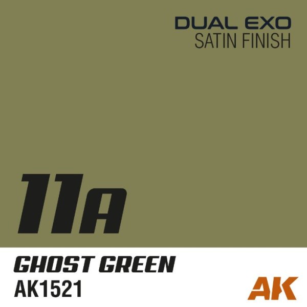 AK Interactive - DUAL EXO 11A – GHOST GREEN 60ml