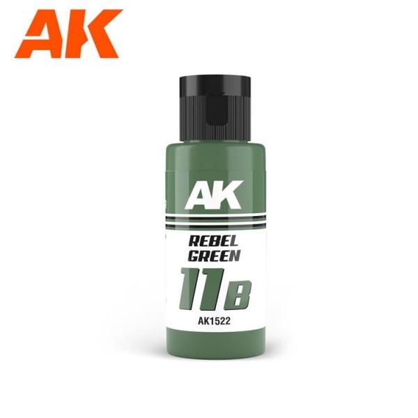 AK Interactive - DUAL EXO 11B – REBEL GREEN 60ml