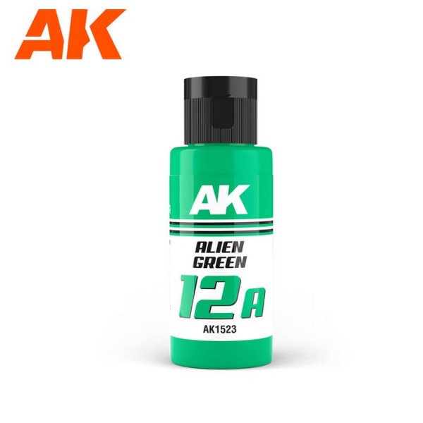 AK Interactive - DUAL EXO 12A – ALIEN GREEN 60ml