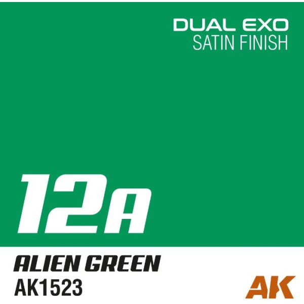 AK Interactive - DUAL EXO 12A – ALIEN GREEN 60ml