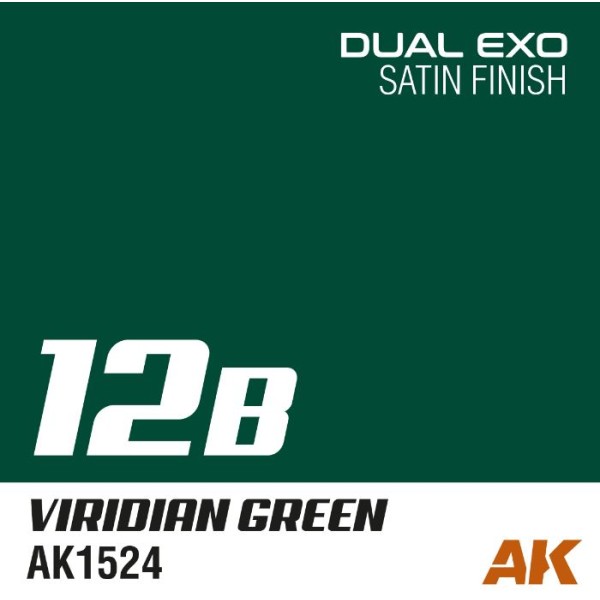 AK Interactive - DUAL EXO 12B – VIRIDIAN GREEN 60ml