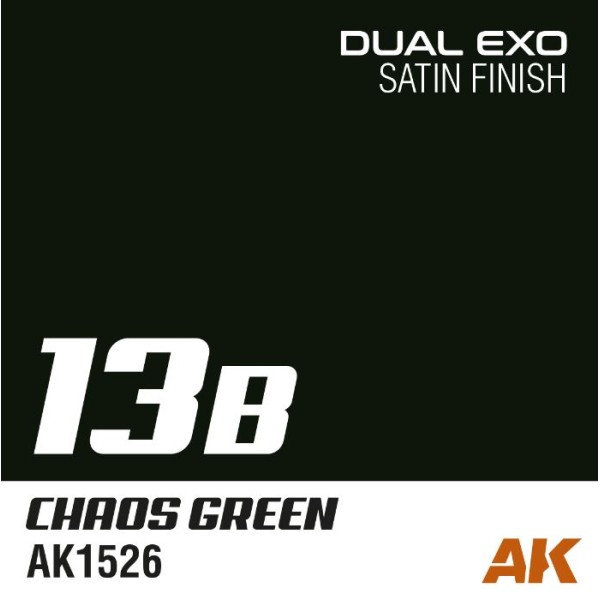 AK Interactive - DUAL EXO 13B – CHAOS GREEN 60ml