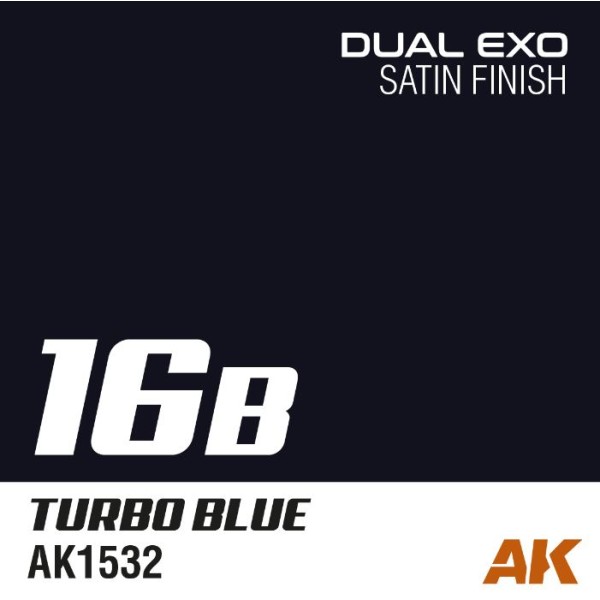AK Interactive - DUAL EXO 16B – TURBO BLUE 60ml