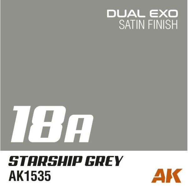 AK Interactive - DUAL EXO 18A – STARSHIP GREY 60ml