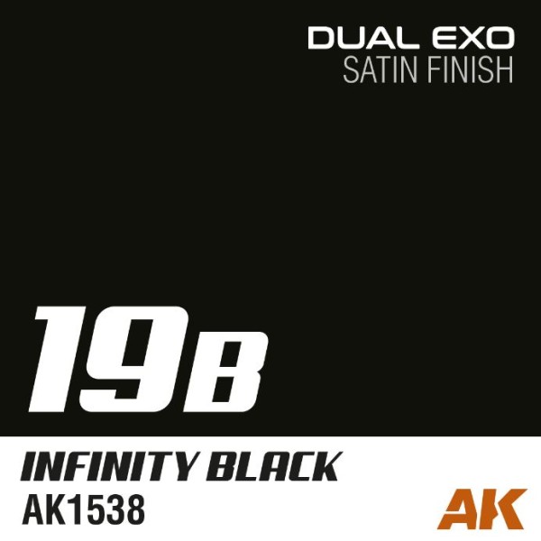 AK Interactive - DUAL EXO 19B – INFINITY BLACK 60ml