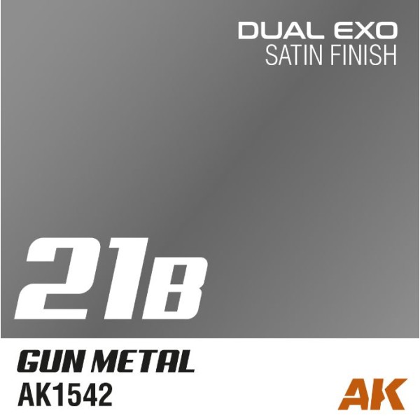 AK Interactive - DUAL EXO 21B – GUN METAL 60ml