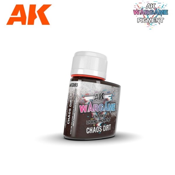 AK Interactive - ENAMEL LIQUID PIGMENT - CHAOS DIRT