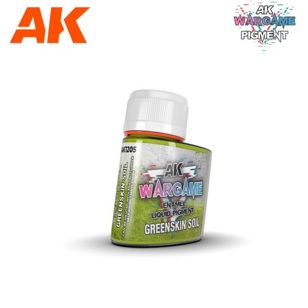 AK Interactive - ENAMEL LIQUID PIGMENT - GREENSKIN SOIL