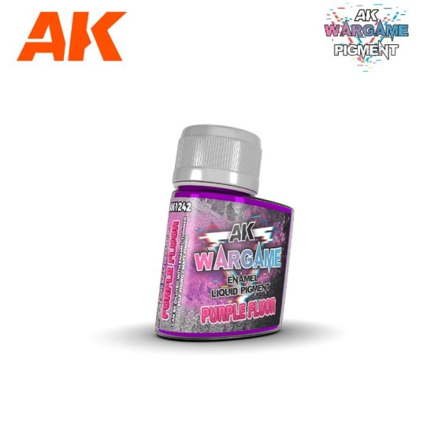 AK Interactive - ENAMEL LIQUID PIGMENT - FLUORESCENT PURPLE