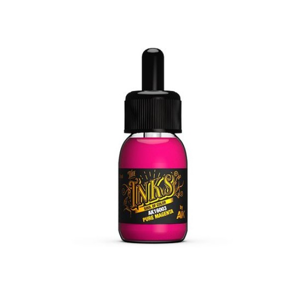 AK Interactive - The Inks - PURE MAGENTA (30ml)