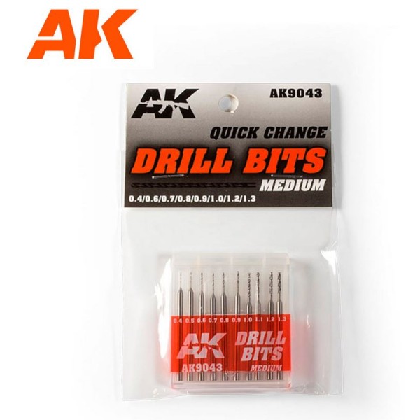 AK Interactive - DRILL BITS (0.4-1.3)