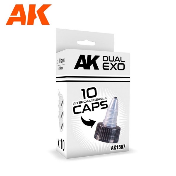 AK Interactive - DUAL EXO - 10 INTERCHANGEABLE CAPS SET