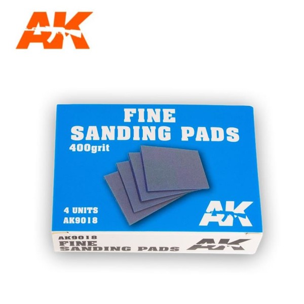 AK Interactive - FINE SANDING PADS 400 GRIT (4)