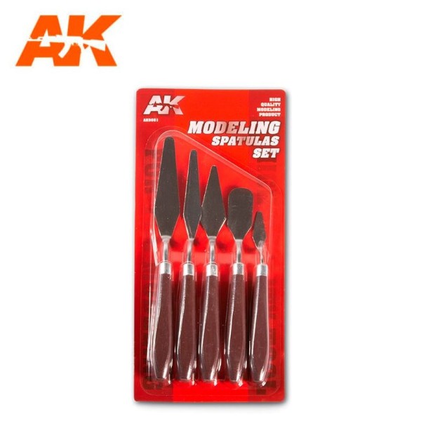 AK Interactive - MODELING SPATULAS SET