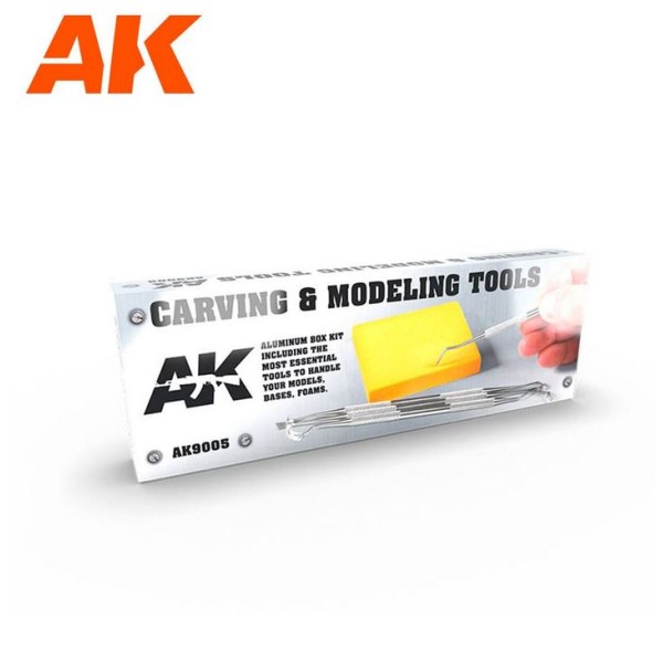 AK Interactive - Tools - Carving and Modelling Tools Box