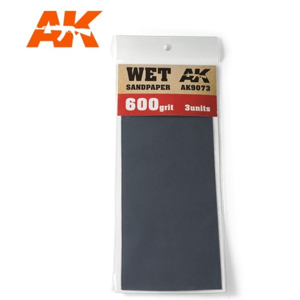 AK Interactive - WET SANDPAPER - 600 GRIT (3)