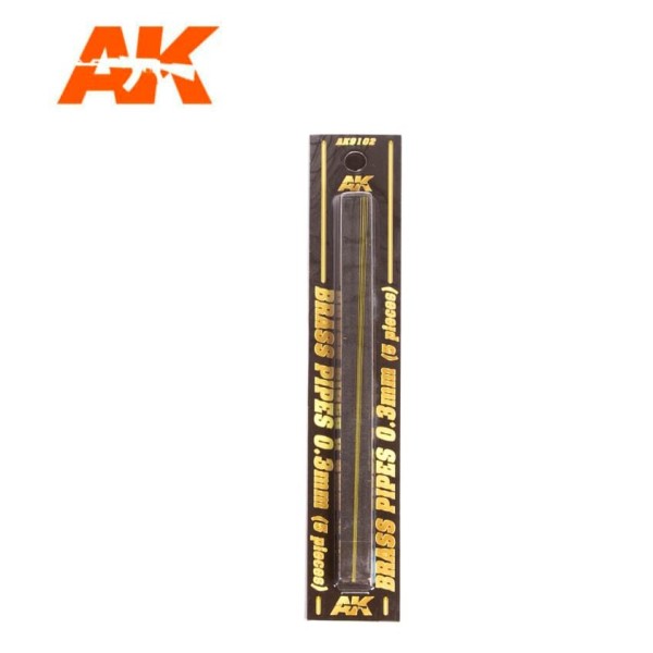 AK Interactive - Brass Rods - 0.2mm (2)