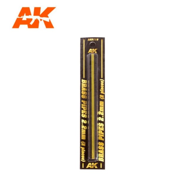 AK Interactive - Brass Rods - 2.2mm (2)