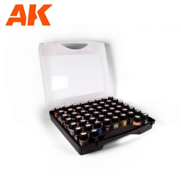 AK Interactive - Briefcase Set - THE BEST 52 EFFECTS FOR WEATHERING