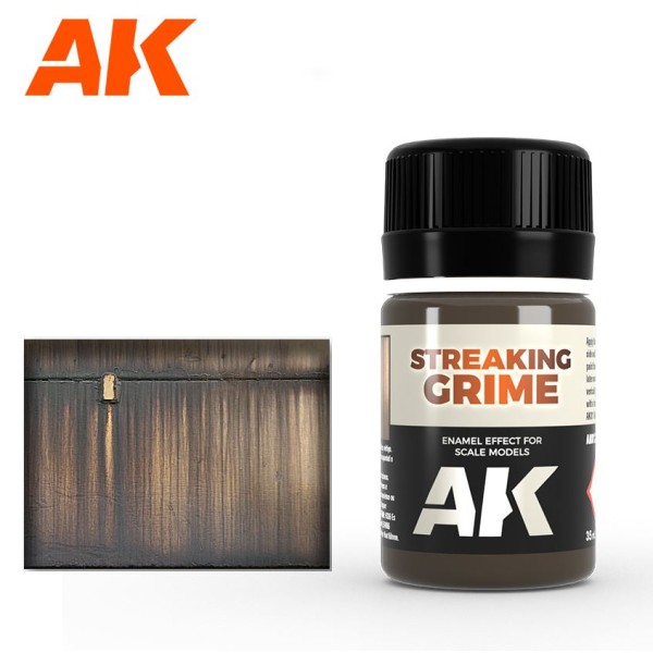 AK Interactive - Washes & Auxiliaries: Streaking Grime