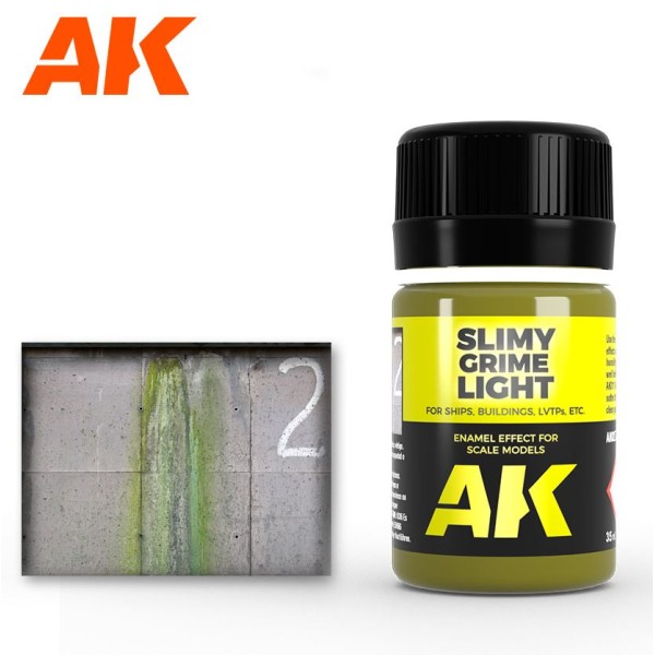 AK Interactive - Washes & Auxiliaries: Slimy Grime Light