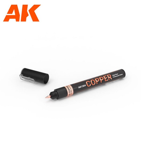 AK Interactive - METALLIC LIQUID MARKERS – COPPER