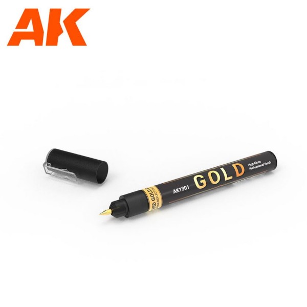 AK Interactive - METALLIC LIQUID MARKERS – GOLD